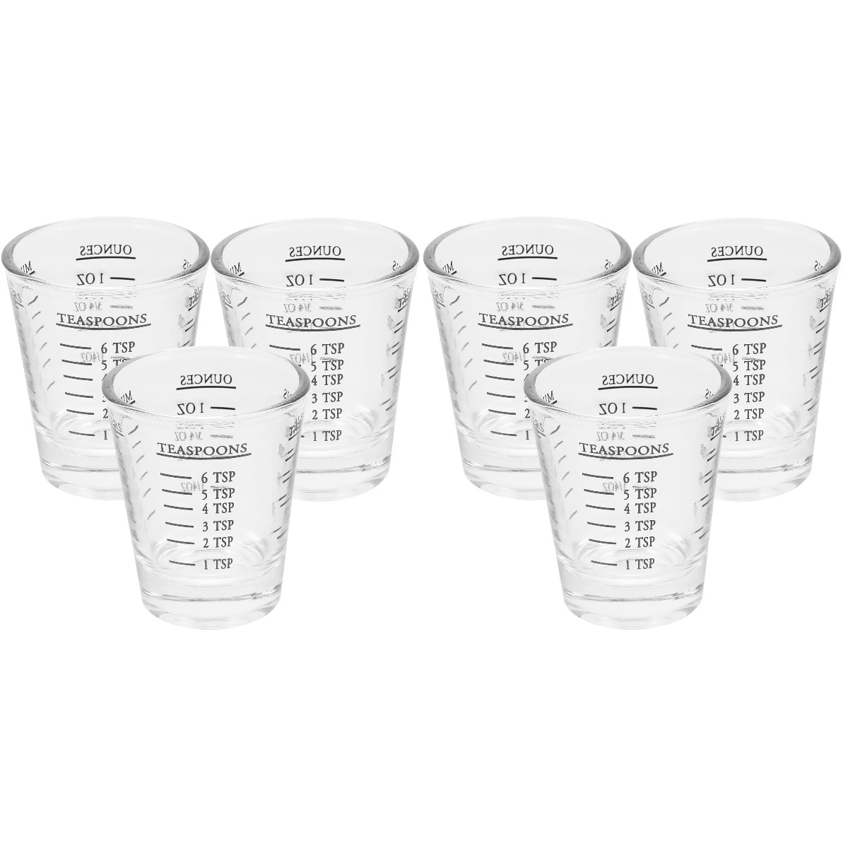 Coffee Shot Glasses Cups for Ounce Oil Measurement Measuring Jug Milk