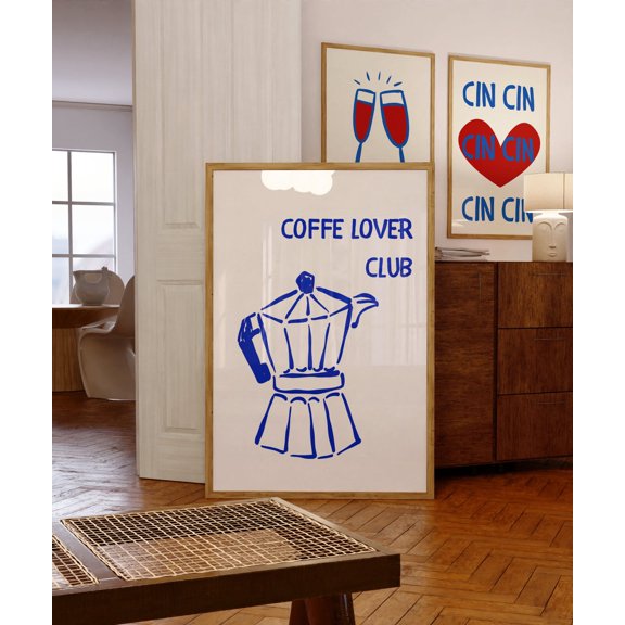 Coffee Sketch Coffee Lover Poster