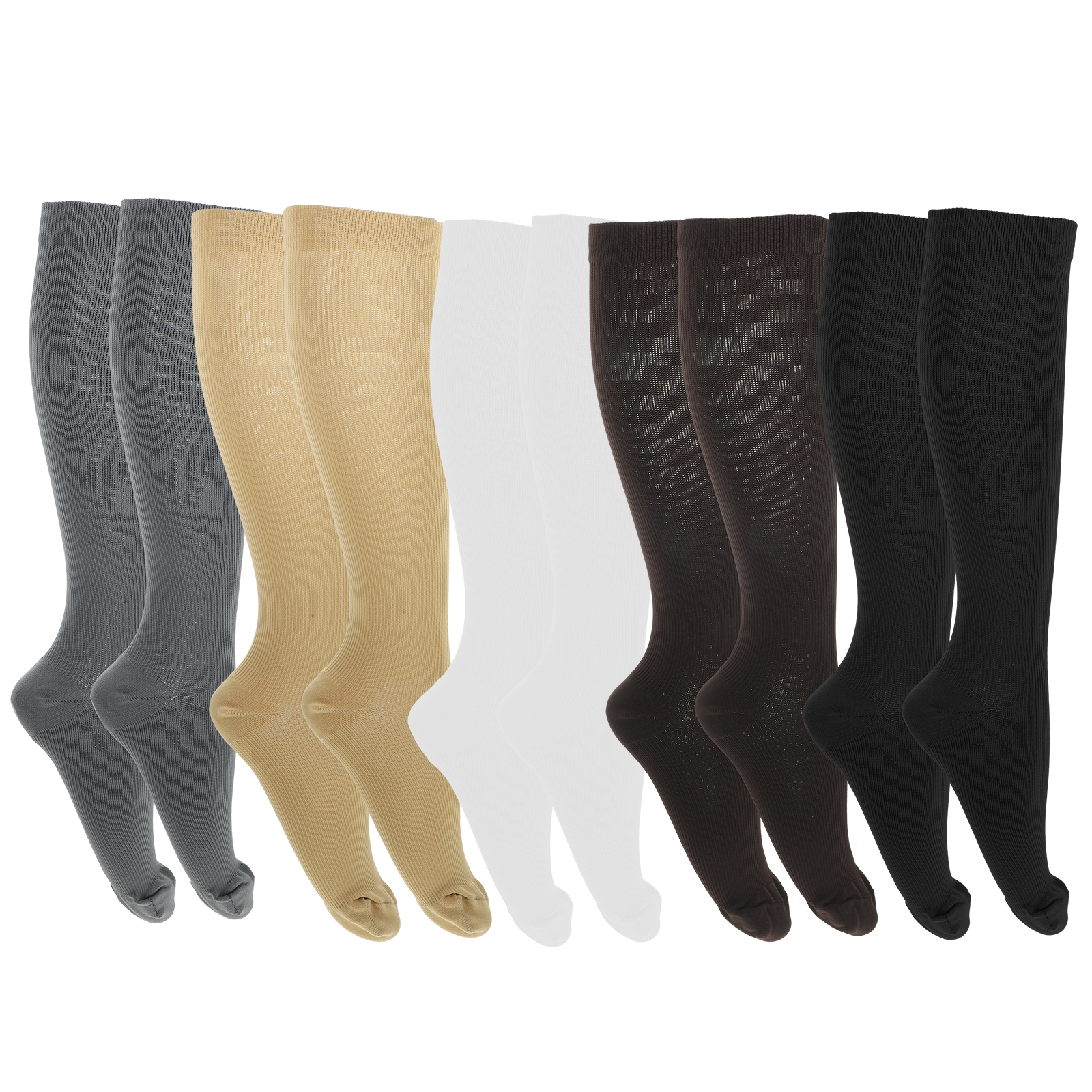 Coffee Socks Swollen Legs Relief Compression High Elasticity Sets 10