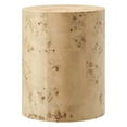 thumbnail image 1 of Coffee Sofa Side Table, Natural Burl, Wood, Round, Living Kitchen Cafe Bistro Hospitality Restaurant, Modern Contemporary HB35890, 1 of 9