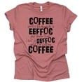 thumbnail image 1 of Coffee Spelled Backward Shirt, Coffee Lover Shirt, Unisex Shirt, Funny Shirt (Mauve, Large), 1 of 2