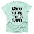 thumbnail image 1 of Coffee Spelled Backward Shirt, Coffee Lover Shirt, Unisex Shirt, Funny Shirt (Mint, Small), 1 of 2