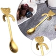 thumbnail image 1 of Coffee Spoon Mini Bear Hugging Spoon Tea Soup Sugar Dessert Seasoning Spoon Hanging Cup Spoontea Spoons Minicat Coffee Teaspooncat Stainless Steel Spoon, 1 of 4