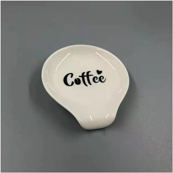 Coffee Spoon Rest for Coffee Bar Accessories, Small Spoon Rest for Coffee Station, Mini Coffee Spoon Holder for Tea Spoon, Stirring Spoon, Teaspoon, Coffee Stirrers, Ceramic Kitchen Decor