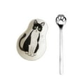 thumbnail image 1 of Coffee Spoon Rests and Cat Claw Spoon - Cat Spoon Rest Teaspoon Holder Coffee Station Decor Coffee bar Coffee Stirrers Holder for Home Kitchen accessories, Cat Lover Gifts, 1 of 5