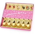 thumbnail image 1 of Coffee Spoons Gold Silverware Christmas 6 Pieces Small Stainless Steel Flatware Xmas Decorative Pendants Cute Drinking Stirrers for Festive and Daily Kitchen Utensils, 1 of 18