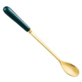 thumbnail image 1 of Coffee Spoons, Small Stainless Steel Gold Tea Spoons, Dessert Spoons Set for Fruit, Stirring, Mixing, Sugar, Ice Cream, Cake, 1 of 9
