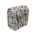 thumbnail image 1 of Coffee Stand Mixer Cover, Repetitive Moka Pot French Press Briki Latte Donut Coffee Beans Macaron Cookie Print, Kitchen Appliance Organizer Bag Cover with Pockets, 5 Quarts, Multicolor, by Ambesonne, 1 of 4