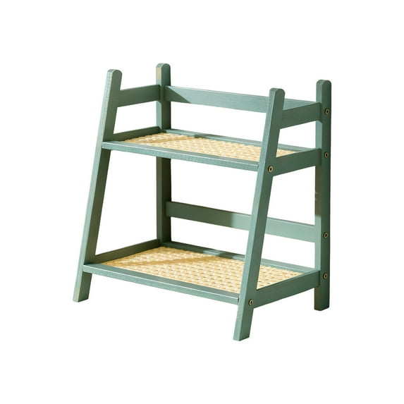 Coffee Station Organizer, Bamboo Mug Holder Countertop, Kitchen Counter Shelf for Tea Coffee Bar Accessories, Matcha Stand, Cup Display, Condiment Storage Rack (Patent Pending