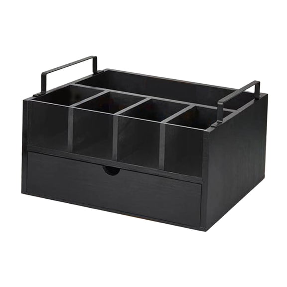 Coffee Station Organizer Coffee Pod Holder Wooden Storage Rack Space Saving Design for Breakroom Office Desk