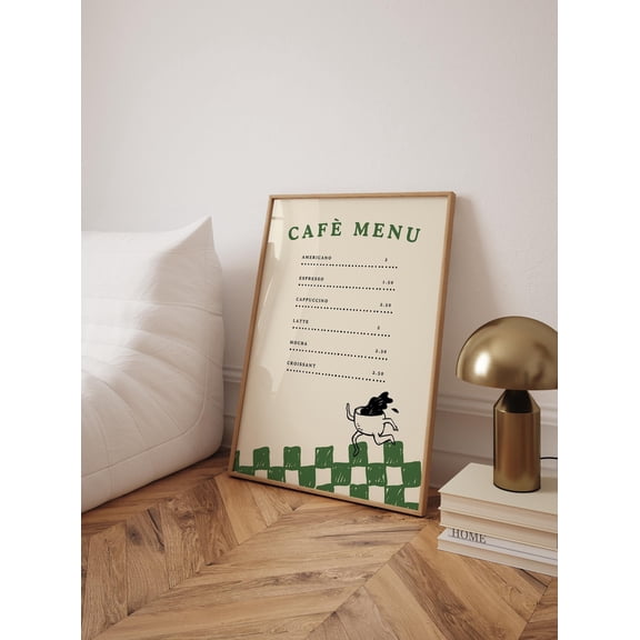 Coffee Station Poster Wall Artretro Coffee Bar Menu Kitchen Or Cafe Decor Poster Wall Art For Decor Present , Poster Print Only