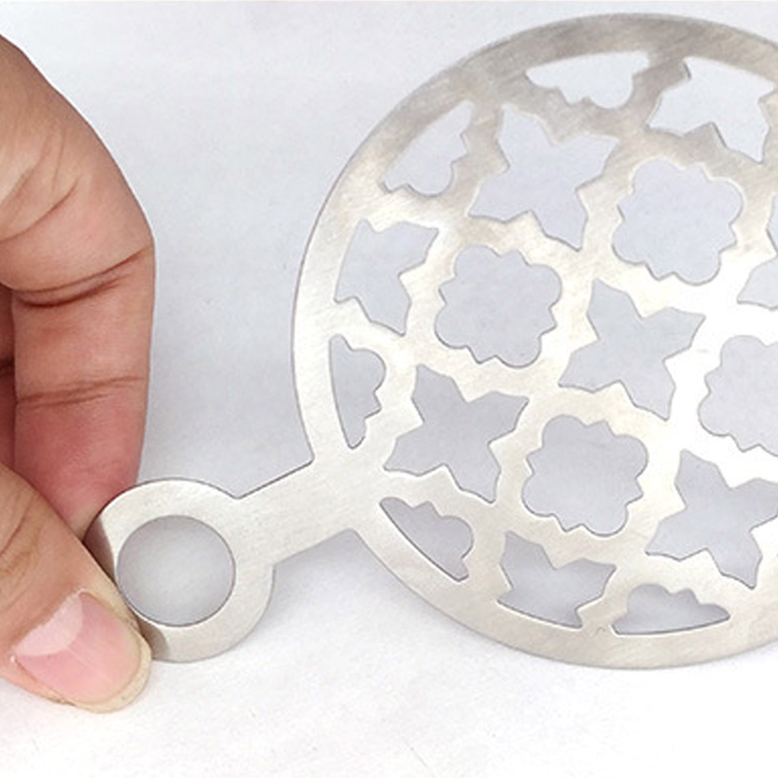 Coffee Stencil Stainless Steel Latte Art Template for Coffee Tea
