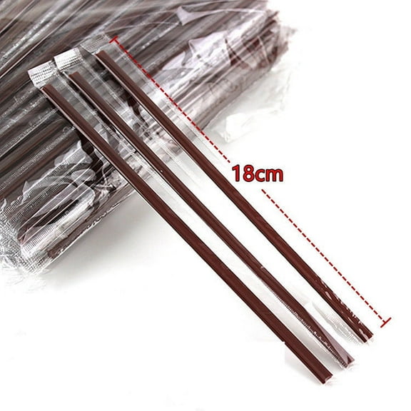 Coffee Stirrer, Individual Coffee Straw 2-in-1 Disposable Plastic Coffee Stir Sticks Coffee Stirrer Straw for Coffee Bars Office Restaurants Home Indoor Outdoor 100Pcs