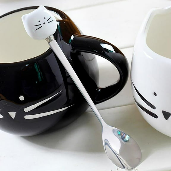 Coffee Stirring Spoon Honey Spoon Children's Tableware Mug Long Ice Spoon