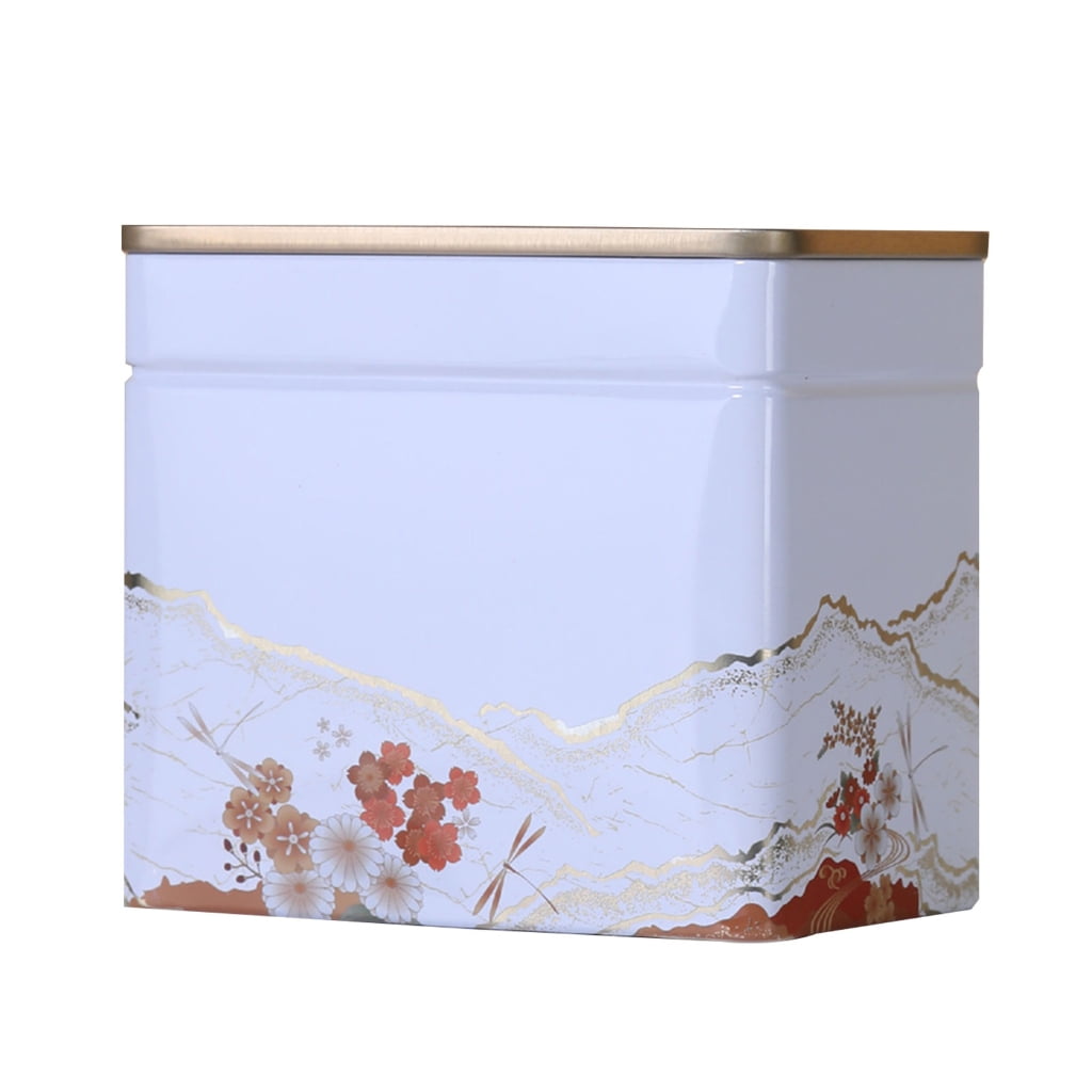 Coffee Storage Jar Metal Tea Box Can for Loose Tea Smell Proof