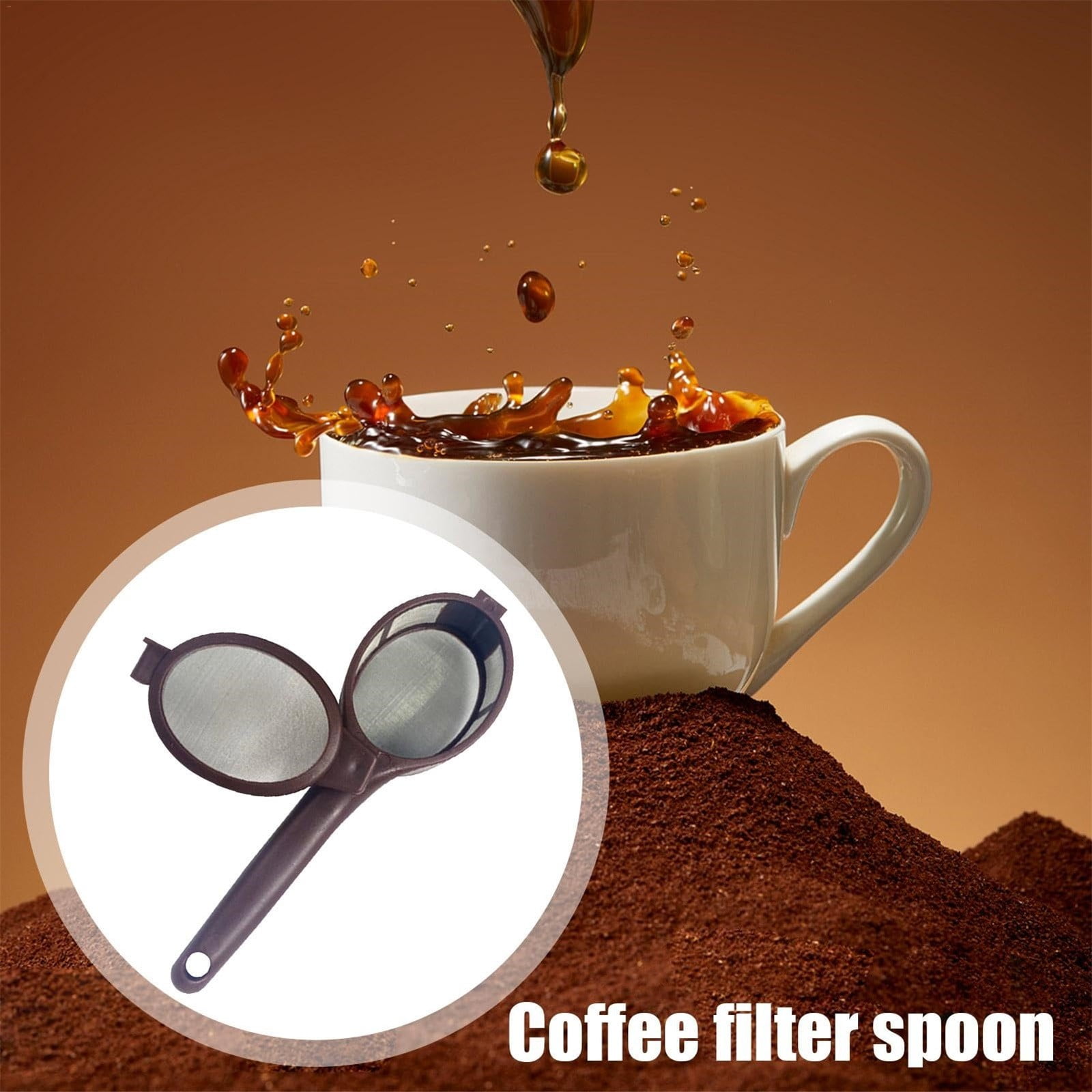 Coffee Strainer Cup Strainer Coffee Strainer Reusable Fine Strainer Durable Drink Strainer ...