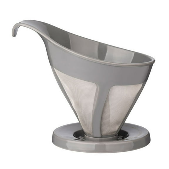 Coffee Strainer Curved Handle Manual Hand Drip Stainless Steel Fine Mesh Filter Funnel Making Cafe Kitchen Gadgets
