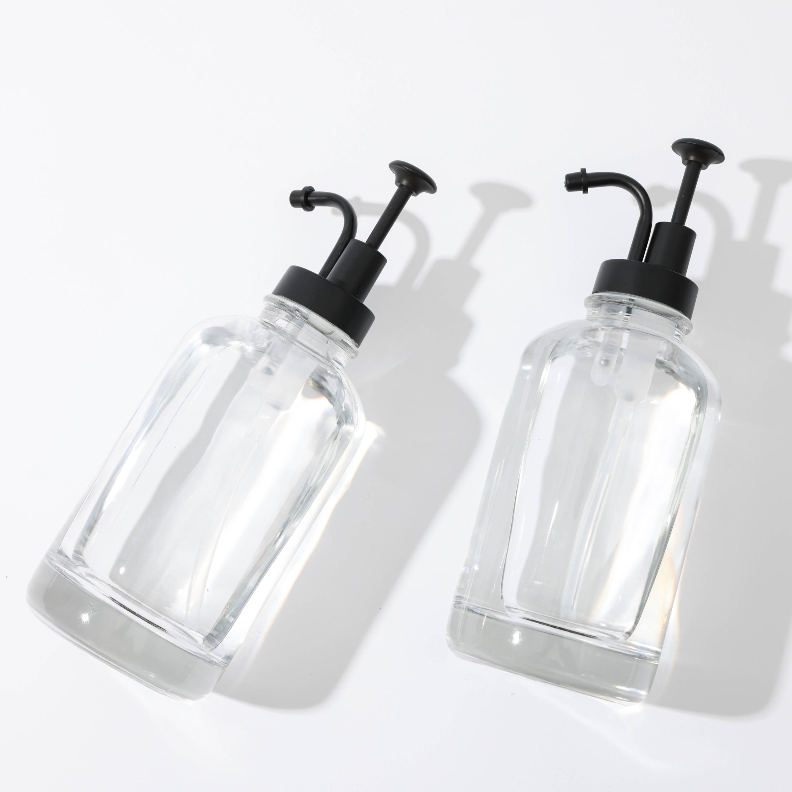 Coffee Syrup Dispenser for Coffee Bar, Pump Dispenser, Glass Syrup