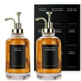 thumbnail image 1 of Coffee Syrup Dispenser for Coffee Dispenser Glass Syrup Bottle Set of 2 Refillable Bottles for Condiment, 1 of 9