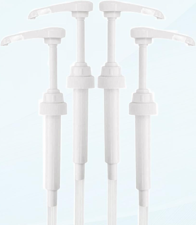 Coffee Syrup Pump Dispenser, 4 Pack Syrup Pump for 750ml/25.4 oz Syrup