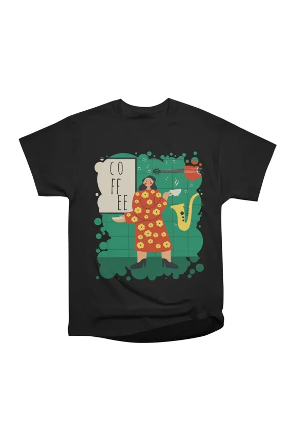 Coffee T-Shirt Tee Gift For Him Merch For Her Apparel For Friend1
