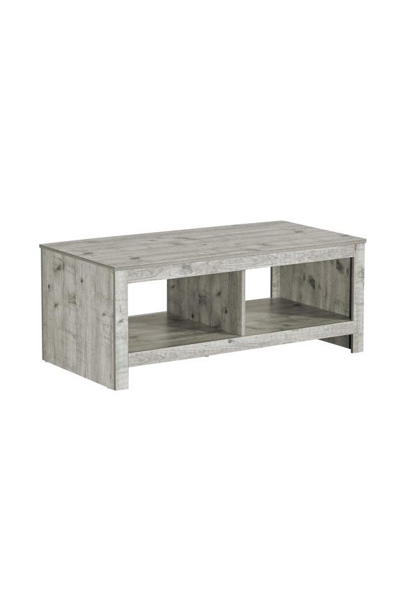 Coffee Table - 44"l - Cocktail - Rectangular - Living Room - Gray Laminate