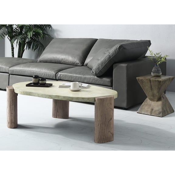 Coffee Table | Beautifies Any Home Interior | Constructed from Fiber Concrete | Stunning Finish and Sustainable Solution