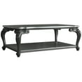 thumbnail image 1 of ACME Delphine Rectangle Coffee Table in Charcoal Finish, 1 of 8
