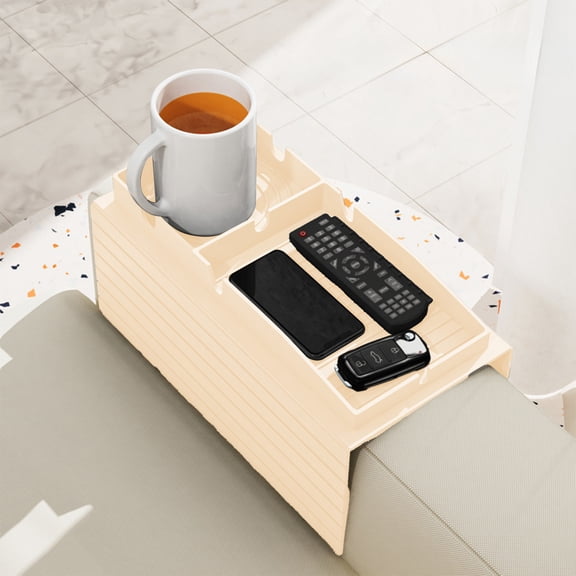 Coffee Table Coasters, Sofa Armrest Storage, Silicone Material, Multi-Functional Holder, Modern Design, Home Decor, Coffee Drink Support, Desk Organizer Accessories TOPLIU