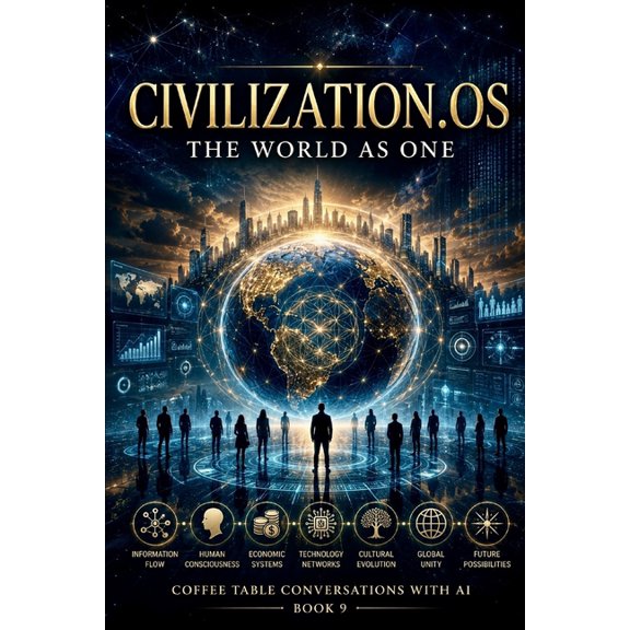 Coffee Table Conversations with AI Civilization.OS: The World As One, Book 9, (Paperback)