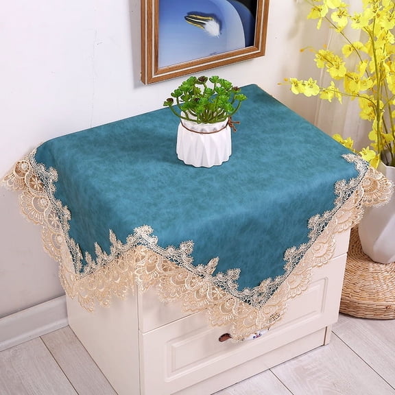 Coffee Table Cover Square Tablecloth Small Table Cloth, Bedside Table Cover Bedside Nightstand Tabletop Decoration