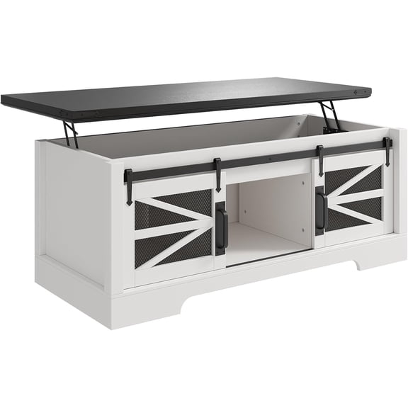 Coffee Table Lift Top, 47.2" Multifunction Lift Convertible Top Coffee Table with Storage, Drawers, Hidden Compartment, Adjustable Pull Up Shelf, Raising Loft Top Coffee Table for Living Room,Black