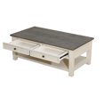 Coffee Table for Living Room,Modern Farmhouse Coffee Table with Storage
