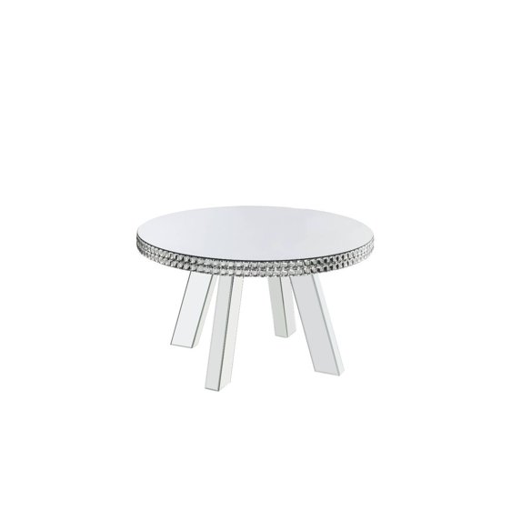 Coffee Table, Mirrored & Faux Crystals