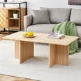 thumbnail image 1 of Coffee Table Modern And Practical Wood Colored Desk Suitable For Living Room, Bedrooms Study rooms, 1 of 8