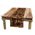 thumbnail image 1 of Coffee Table Runner, Cafeteria Pattern with Hot Mocha Latte Milk Love Typography on Scribble Backdrop, Dining Room Kitchen Rectangular Runner, 16" X 120", Beige Brown, by Ambesonne, 1 of 1