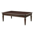 thumbnail image 1 of Coffee Table with Traditional Style and Turned Legs Espresso Brown - Saltoro Sherpi, 1 of 3