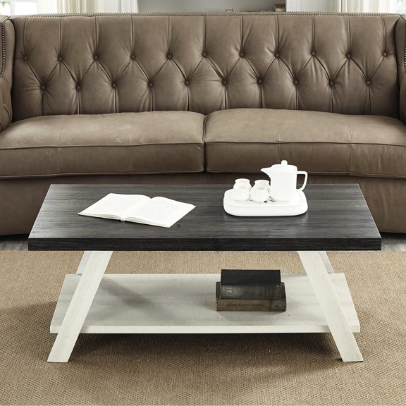 Coffee Table with Under - table Shelf / For Socializing / Quality Wood