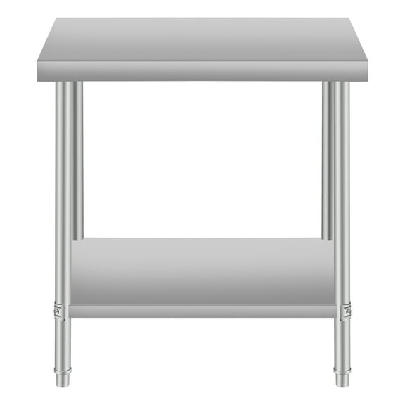 Coffee Tables 24''*18'' Commercial Work Table for Restaurant and Home Stainless Steel Kitchen Prep Table with Under Shelf,End Tables