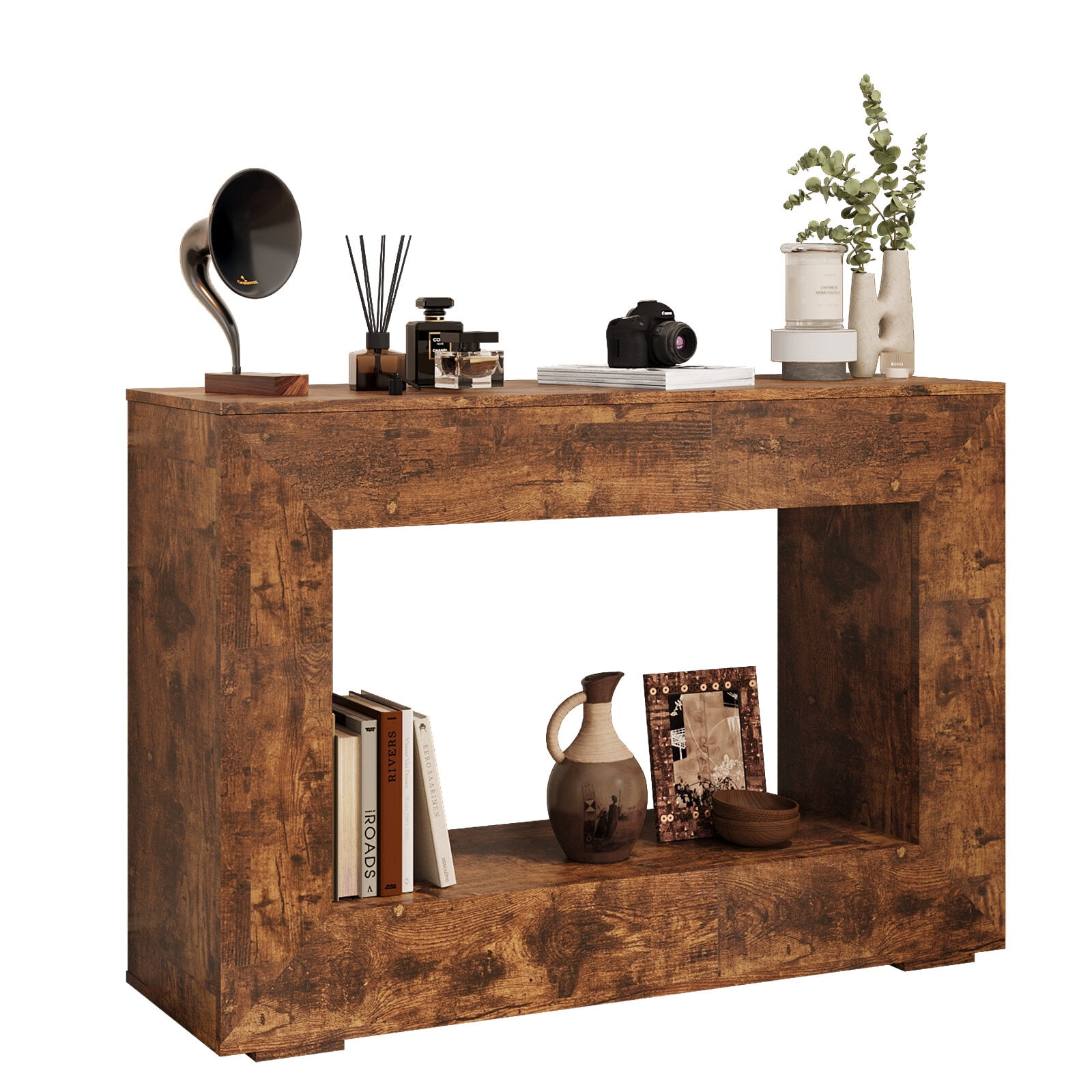 Coffee Tables 47" Farmhouse Console Table, Sofa Table Accent Table ...