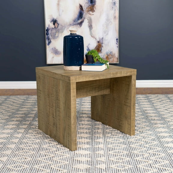 Coffee Tables, Brianna Mango Square Engineered Wood End Table, Natural Wooden Coffee Tables,Engineered Wood Coffee Tables With Storage, Furniture Primary Living Space Tables Brianna Mango Square Engi