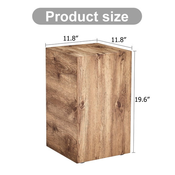 Coffee Tables Elevate your living space with this modern MDF coffee table that showcases smooth, Wood color texture patterns. It is characterized by stylish design.11.8*11.8*19.6 inch.W1151P147815,Co