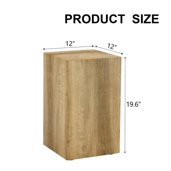 Coffee Tables Elevate your living space with this modern MDF coffee table that showcases smooth, light wood color texture patterns. It is characterized by stylish design.12*12*19.6,W1151P188001,Coffe