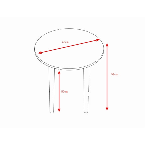 Coffee Tables, ROUND COFFEE TABLE, White+Oak Wooden Coffee Tables,Particle Board Coffee Tables With Storage, Furniture Primary Living Space Tables ROUND COFFEE TABLE
