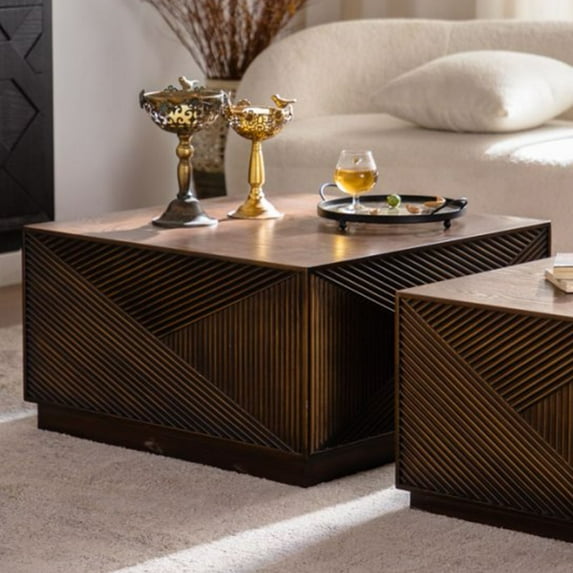 Coffee Tables Square Coffee Table Modern Colour Combination Coffee Table Not Need Assembly Coffee Table for Living Room,Coffee Tables With Storage