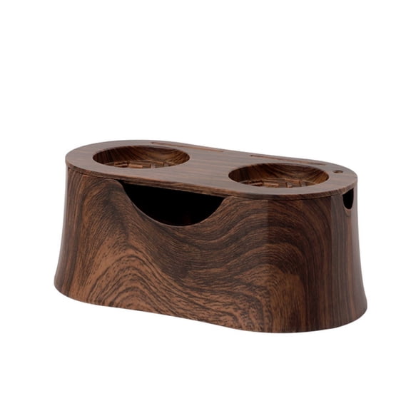 Coffee Tamper Holder with Espresso Knock Box, 2-in-1 Portafilter Tamping Station Stand, Non-Slip ABS Espresso Accessories Organizer for 51–58mm Portafilters, Home & Coffee Bar Use