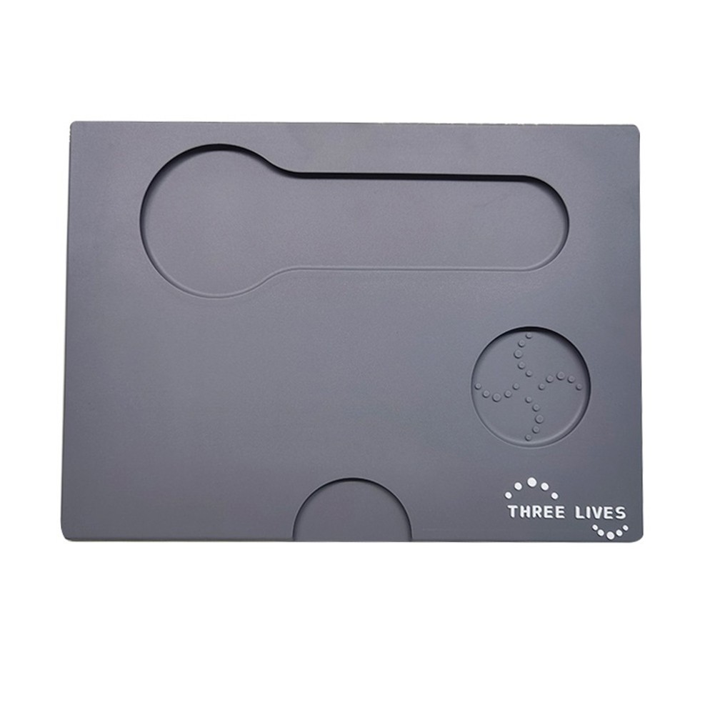 Coffee Tamper Mat Tamping Holder Corner Edge Pad Pvc Tamping Mat For 51