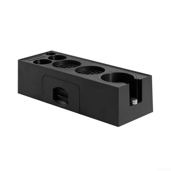Coffee Tamper Station,Espresso Stuffing Station for 51-58mm Coffee Tamper Table with Knock Box for Kitchen,Restaurant