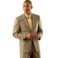 thumbnail image 1 of Coffee Tan ~ Beige/ Men's 2 Button Super Wool Double Side Vent 2 Piece Suits - Two Piece Business Suits, 1 of 1