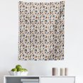 thumbnail image 1 of Coffee Tapestry, Repetitive Moka Pot French Press Briki Latte Donut Coffee Beans Macaron Cookie Print, Fabric Wall Hanging Decor for Bedroom Living Room Dorm, 5 Sizes, Multicolor, by Ambesonne, 1 of 1